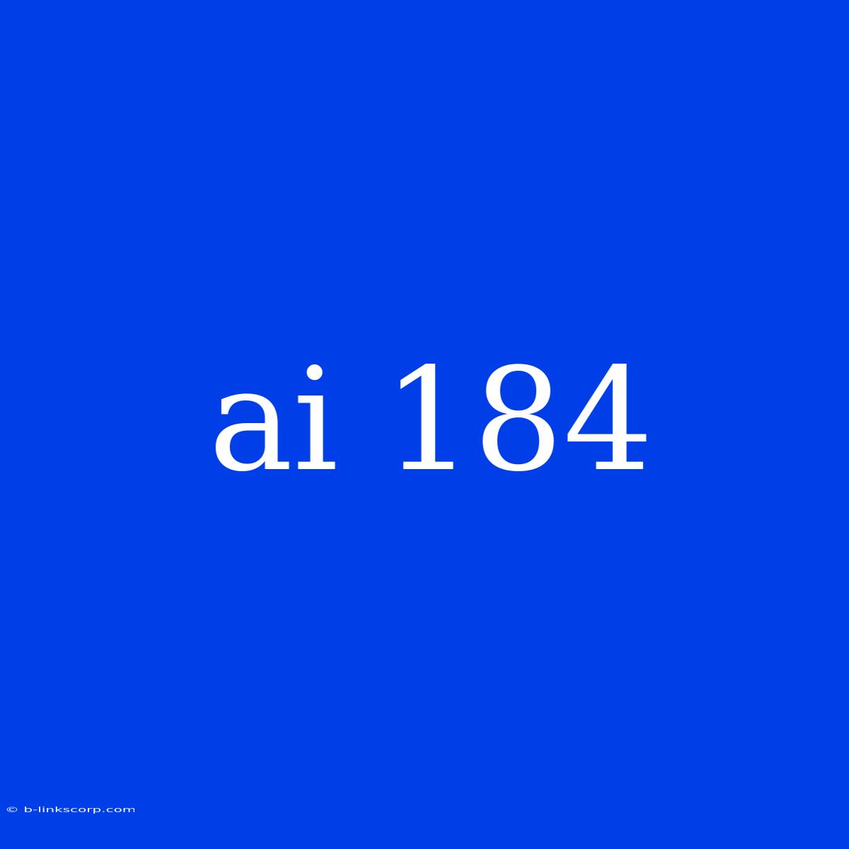 Ai 184