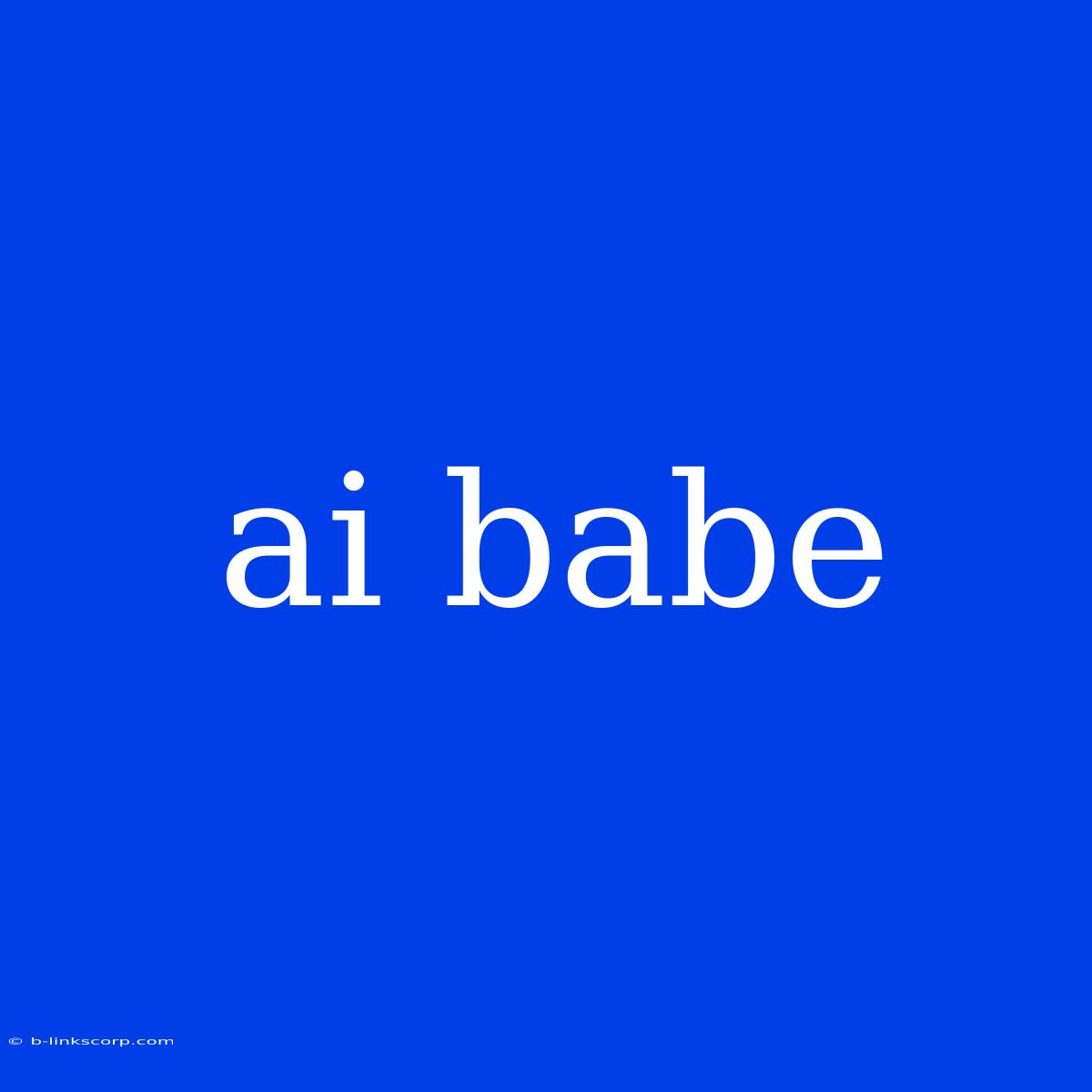 Ai Babe