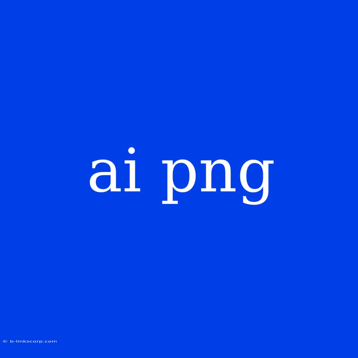 Ai Png