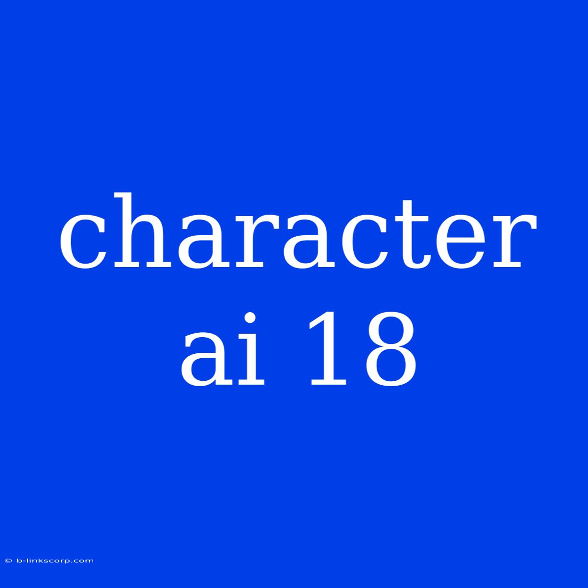 Character Ai 18