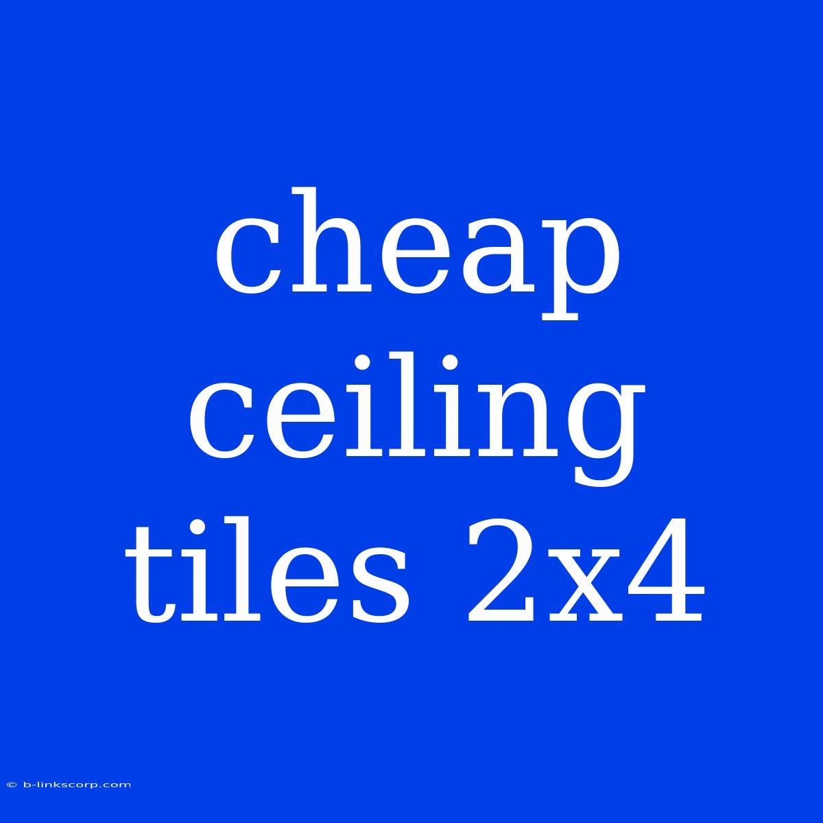 Cheap Ceiling Tiles 2x4