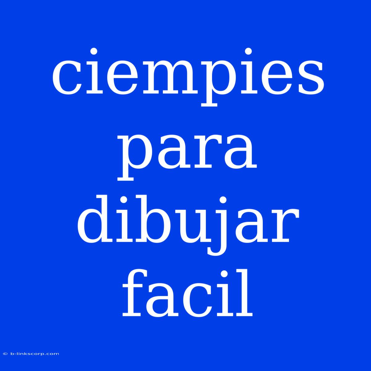 Ciempies Para Dibujar Facil