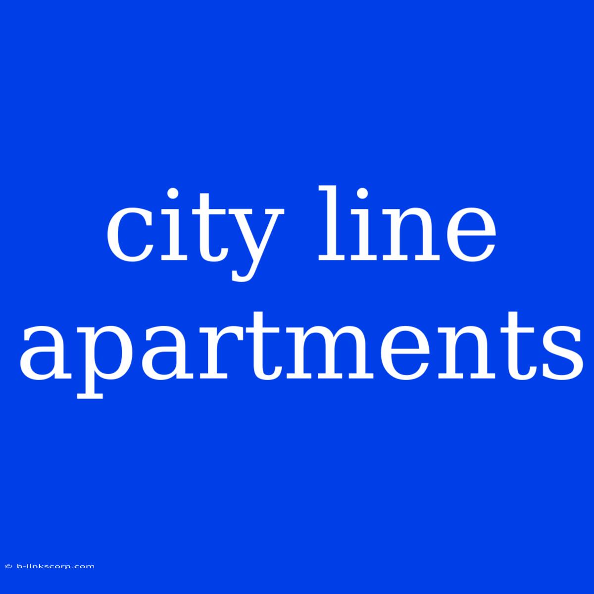 City Line Apartments