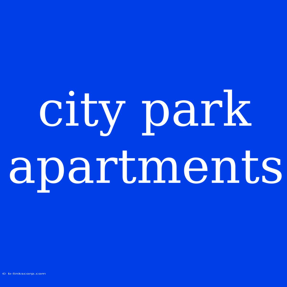 City Park Apartments