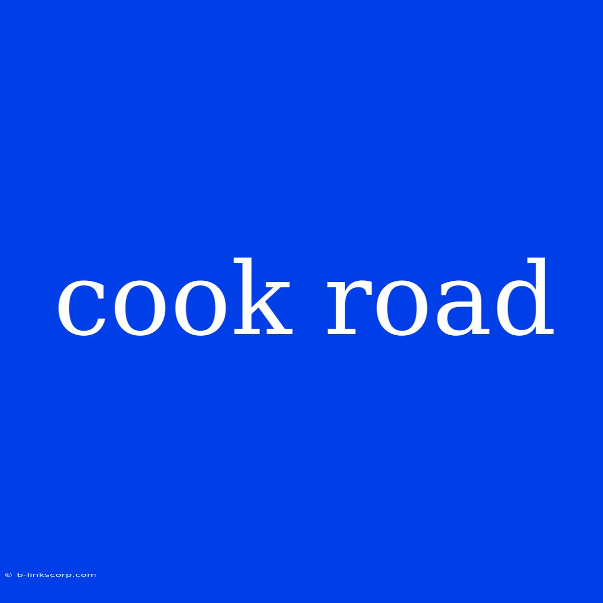 Cook Road