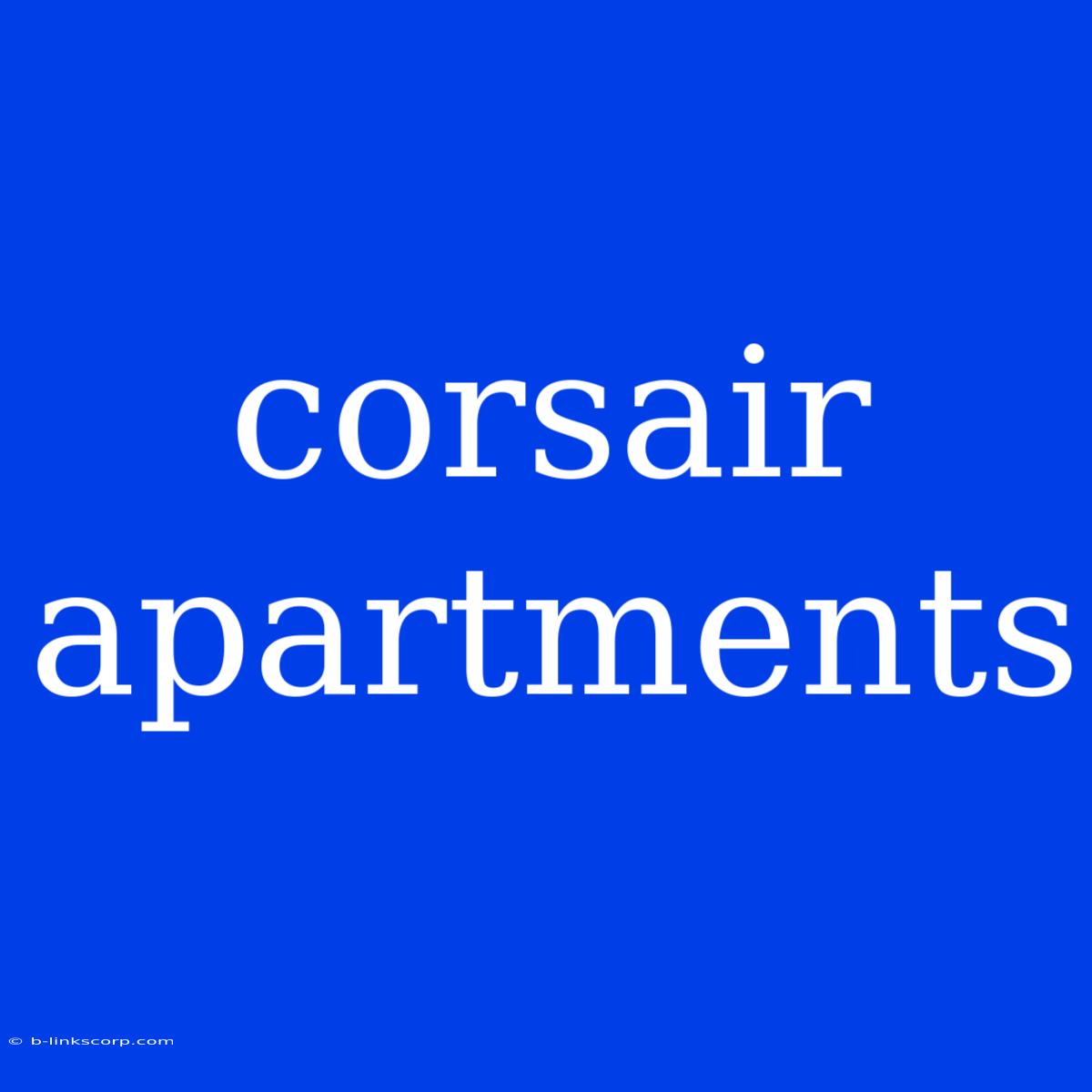 Corsair Apartments