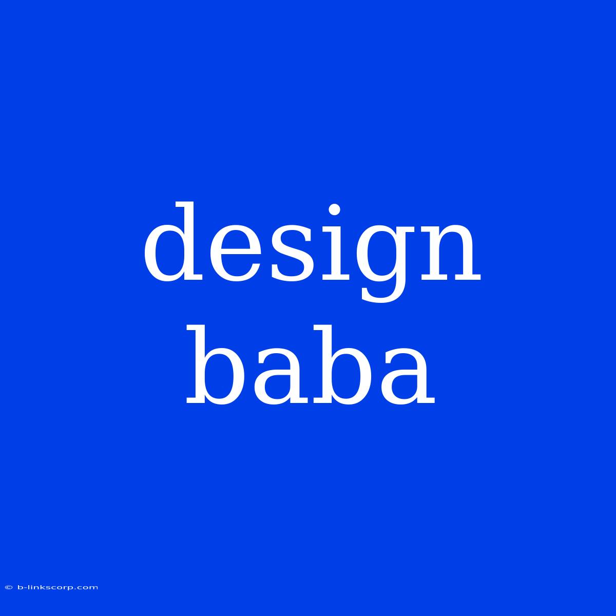 Design Baba