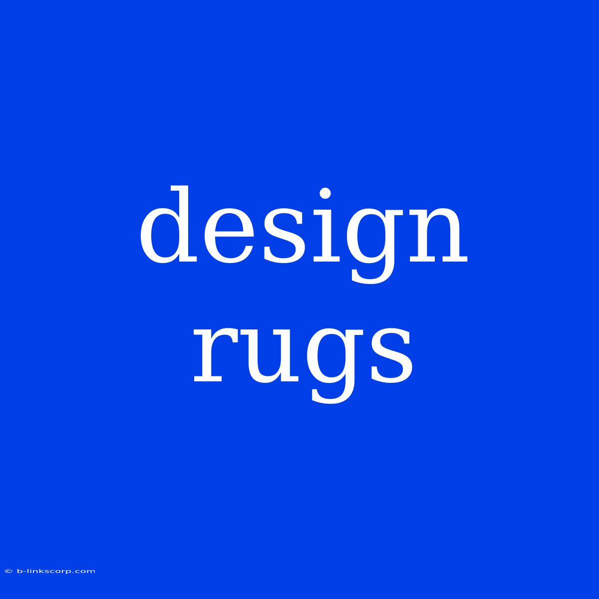 Design Rugs