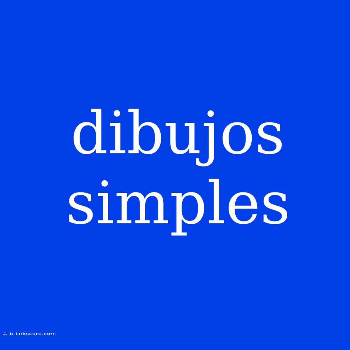 Dibujos Simples