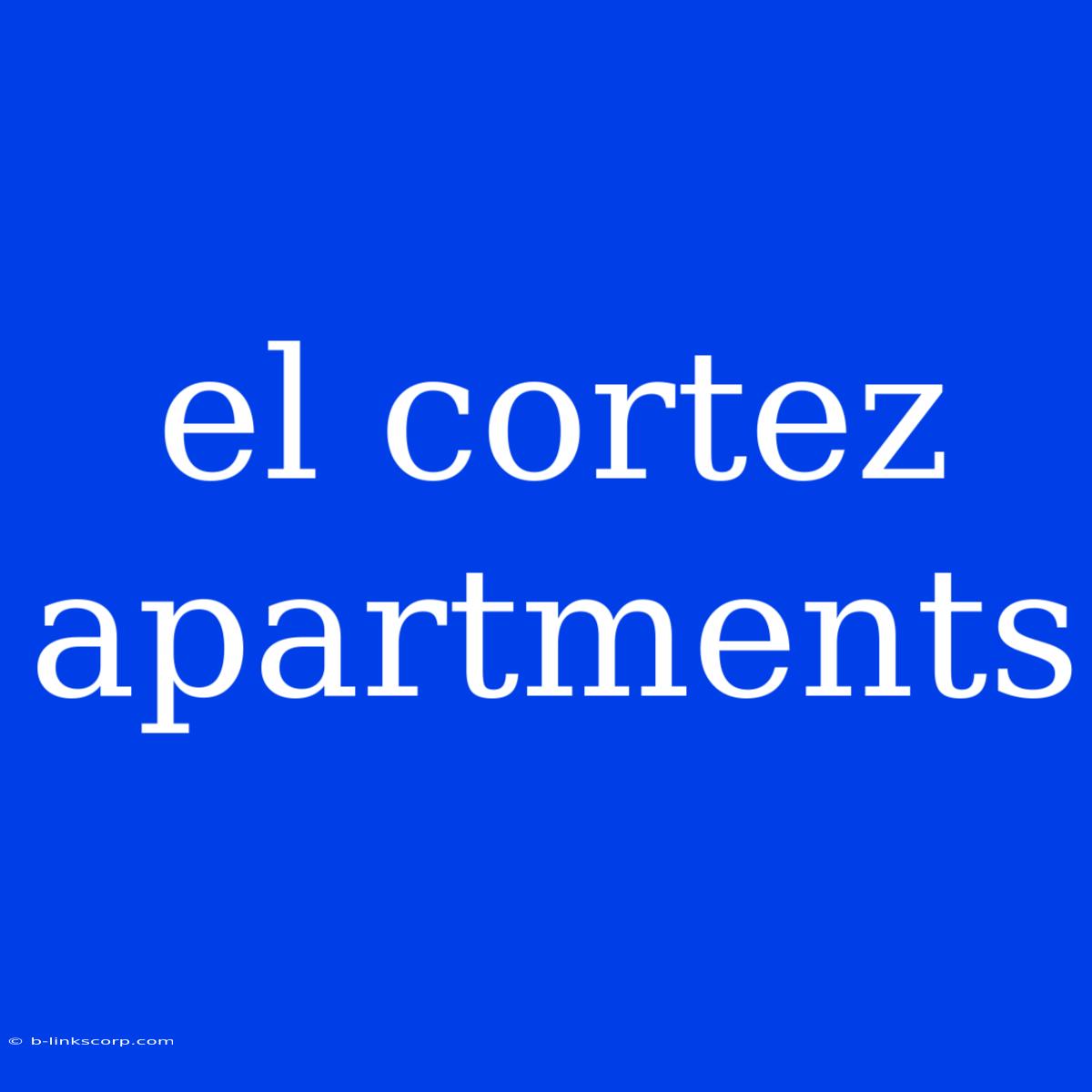 El Cortez Apartments