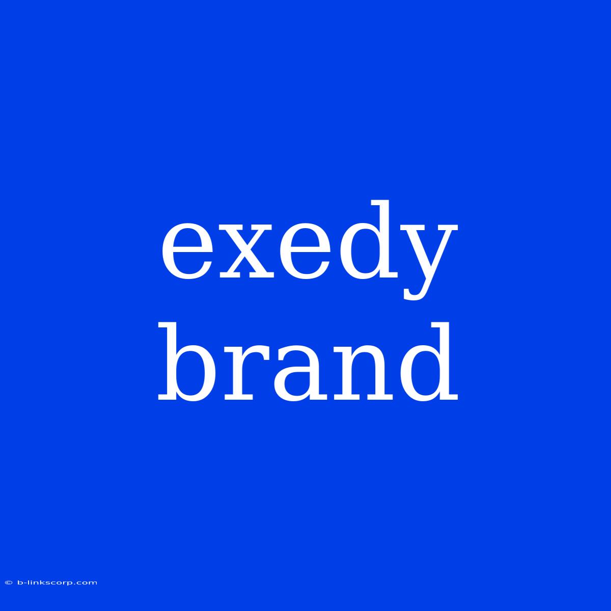 Exedy Brand