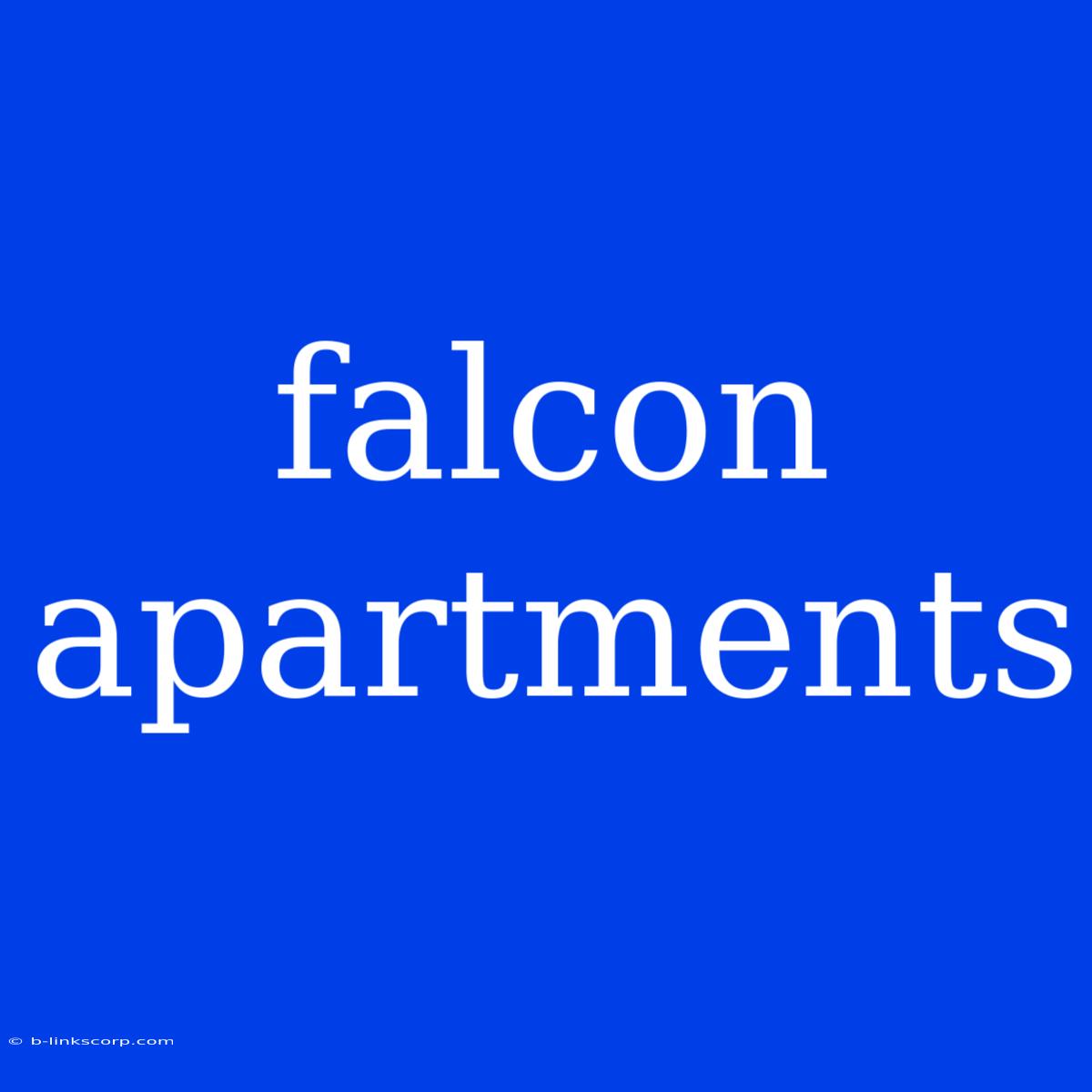 Falcon Apartments