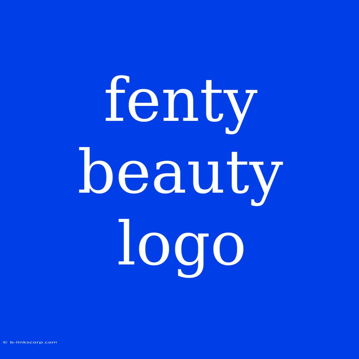 Fenty Beauty Logo