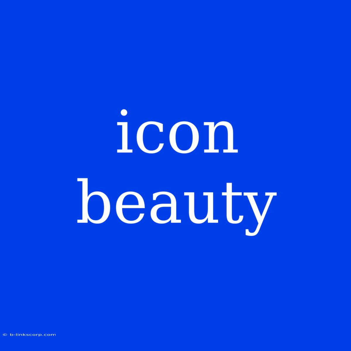 Icon Beauty