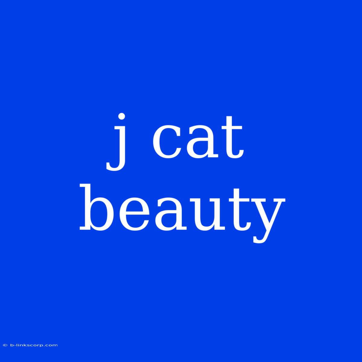 J Cat Beauty