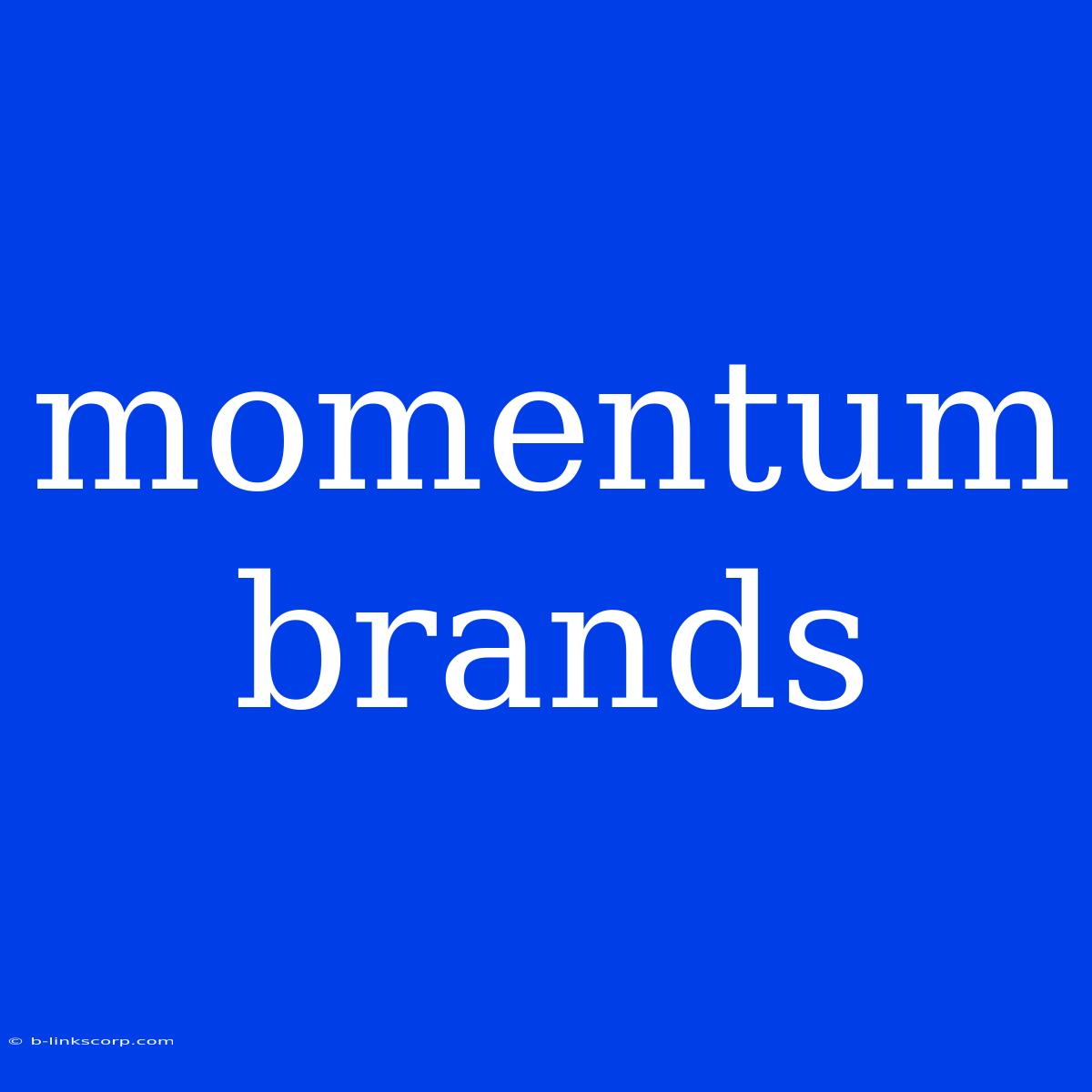 Momentum Brands