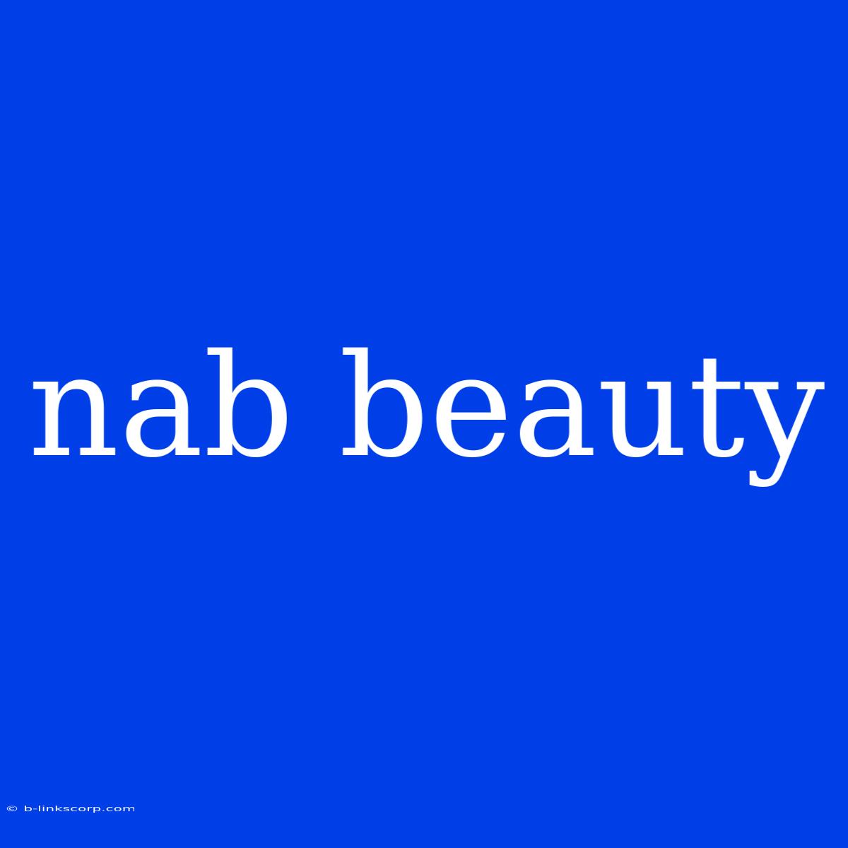 Nab Beauty