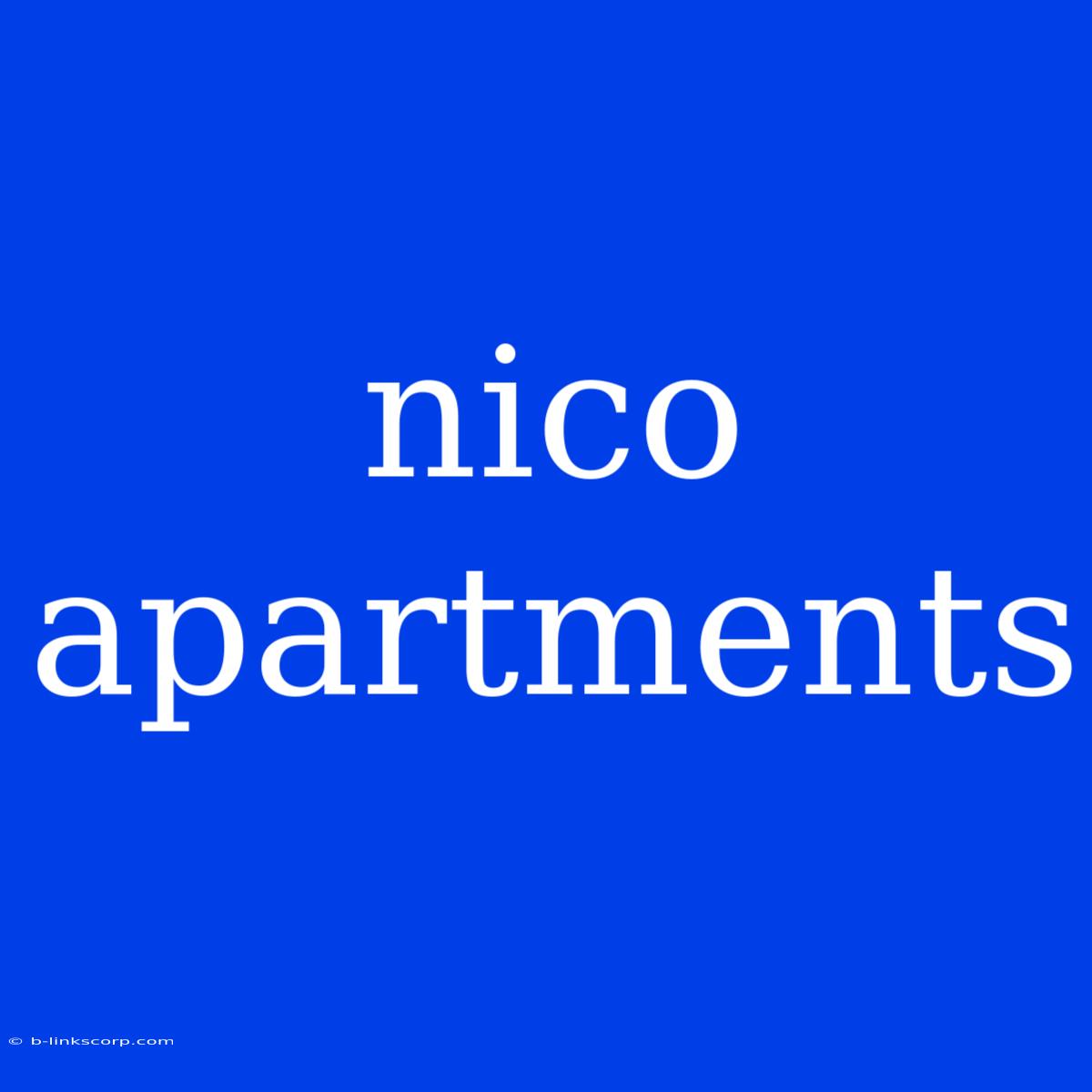 Nico Apartments