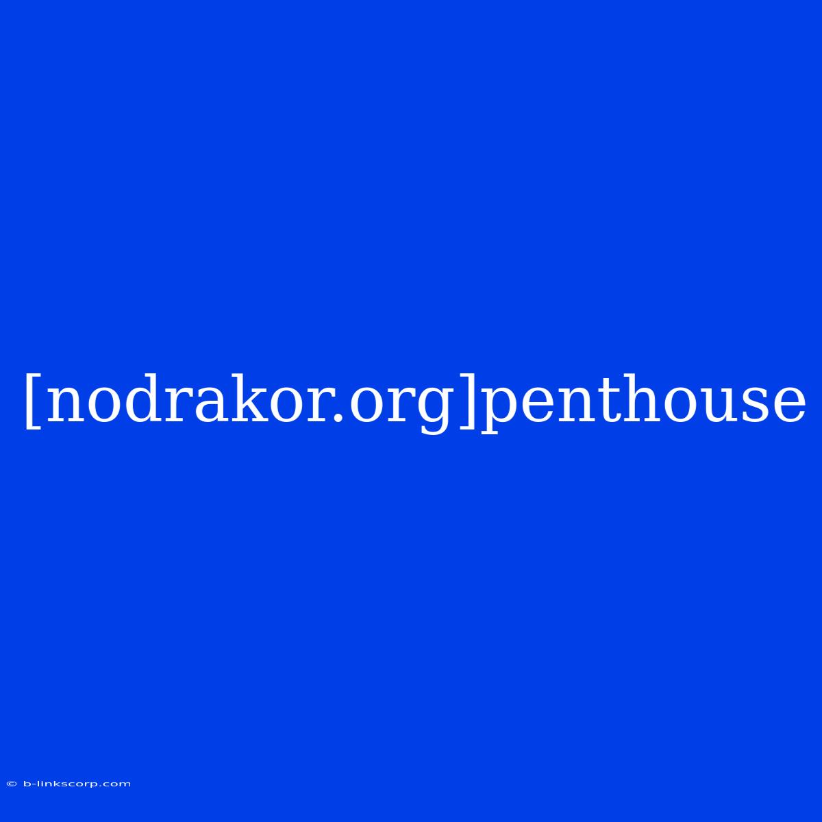 [nodrakor.org]penthouse