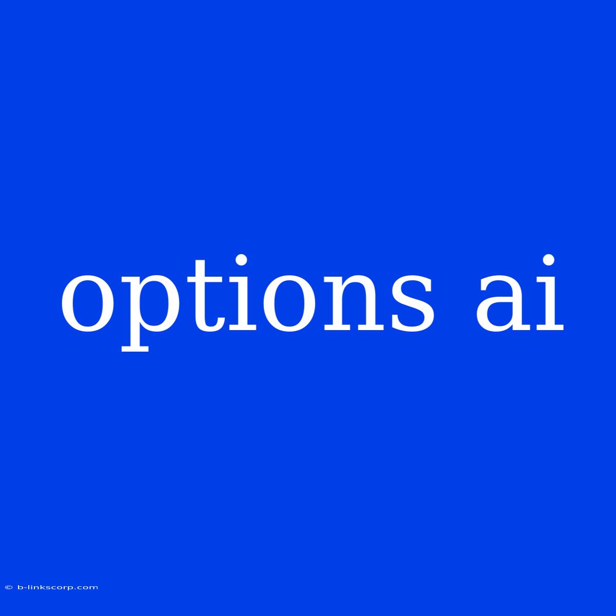 Options Ai