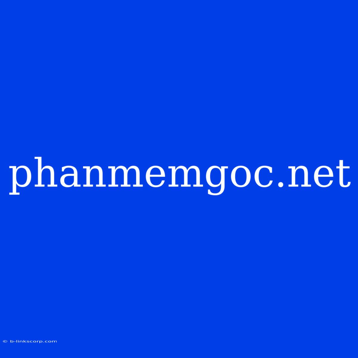 Phanmemgoc.net