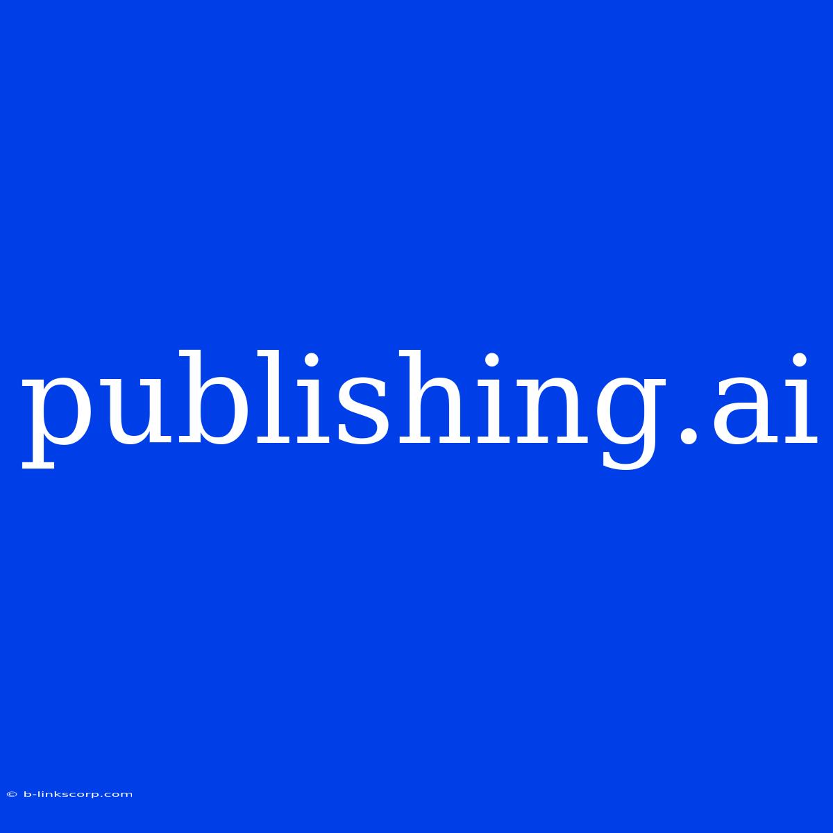 Publishing.ai