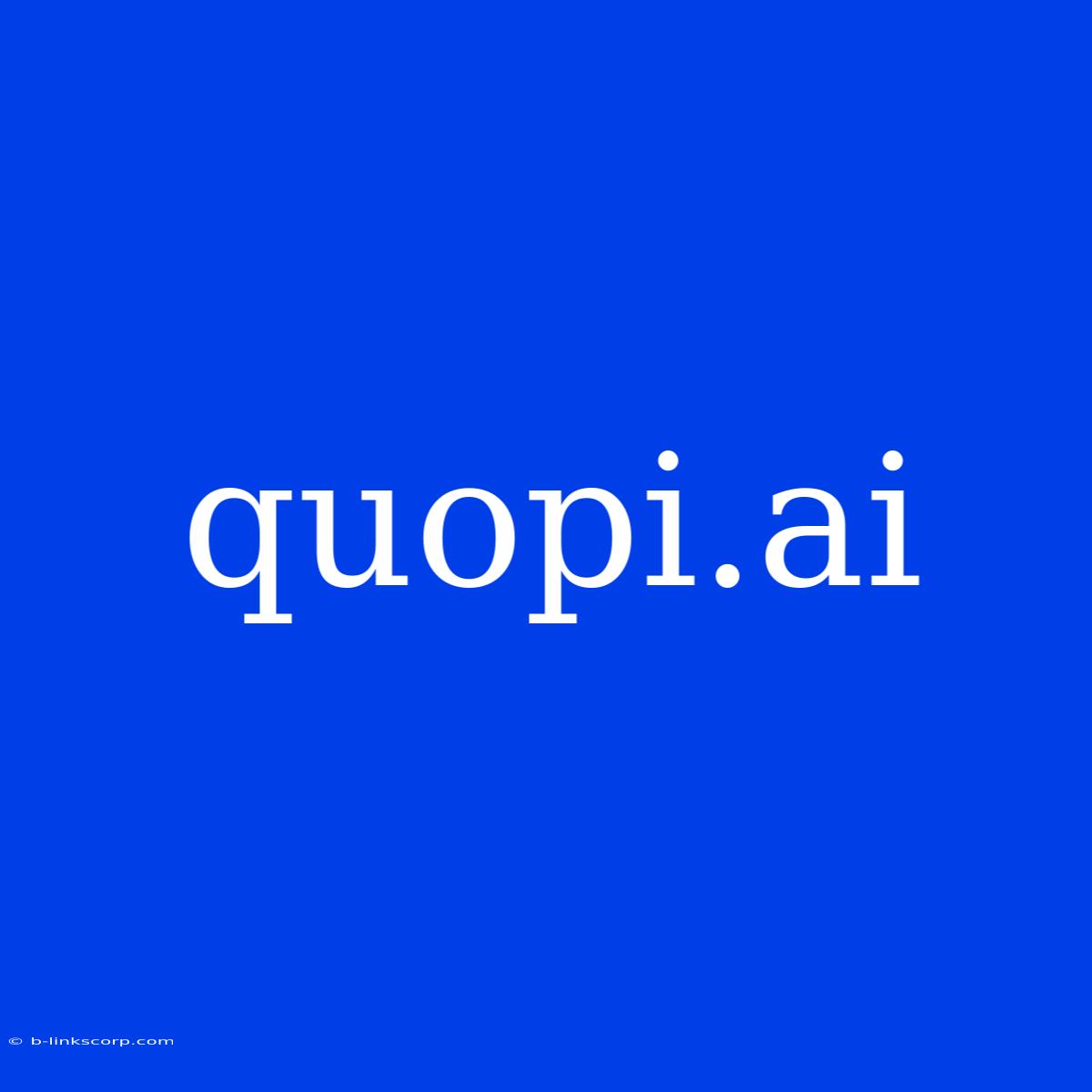 Quopi.ai