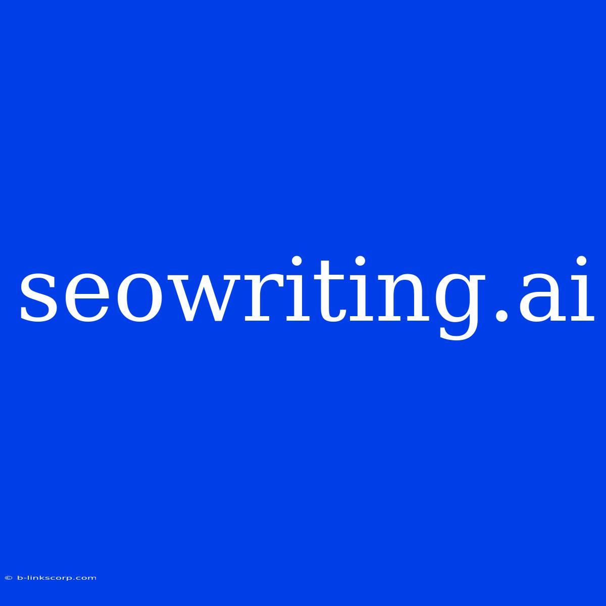 Seowriting.ai