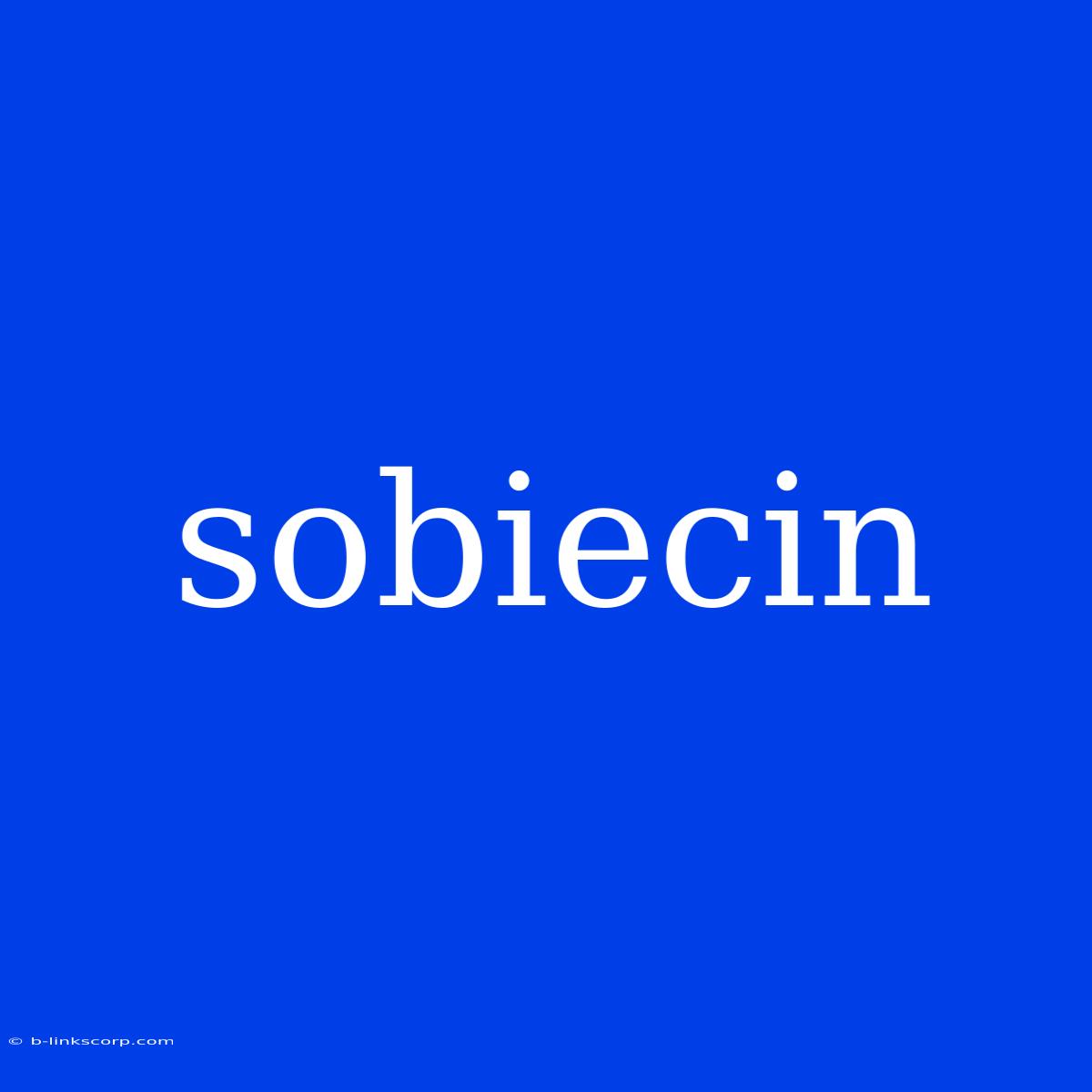 Sobiecin