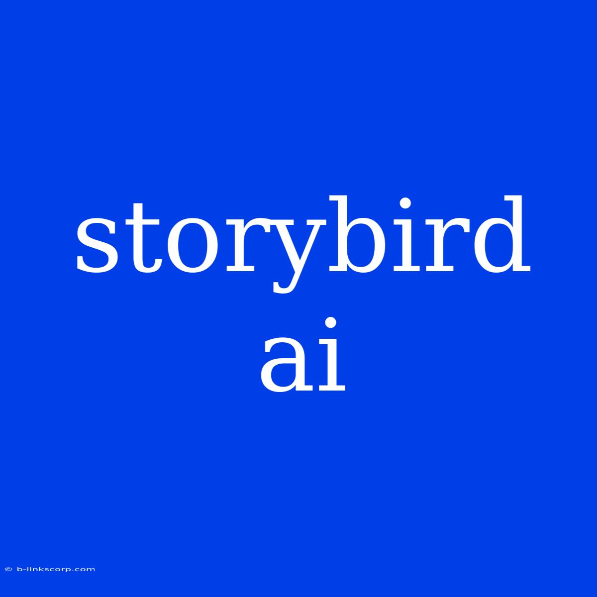 Storybird Ai