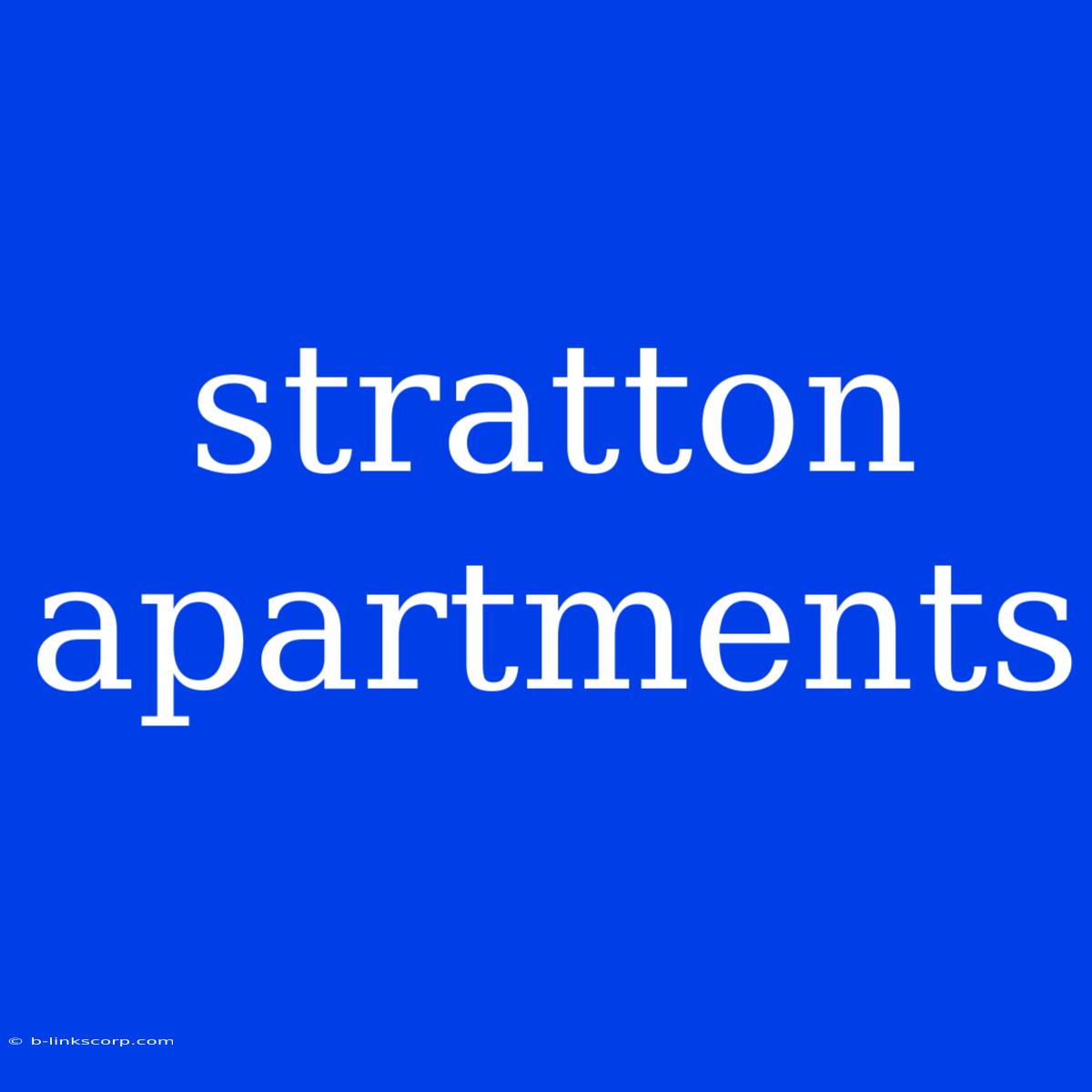 Stratton Apartments