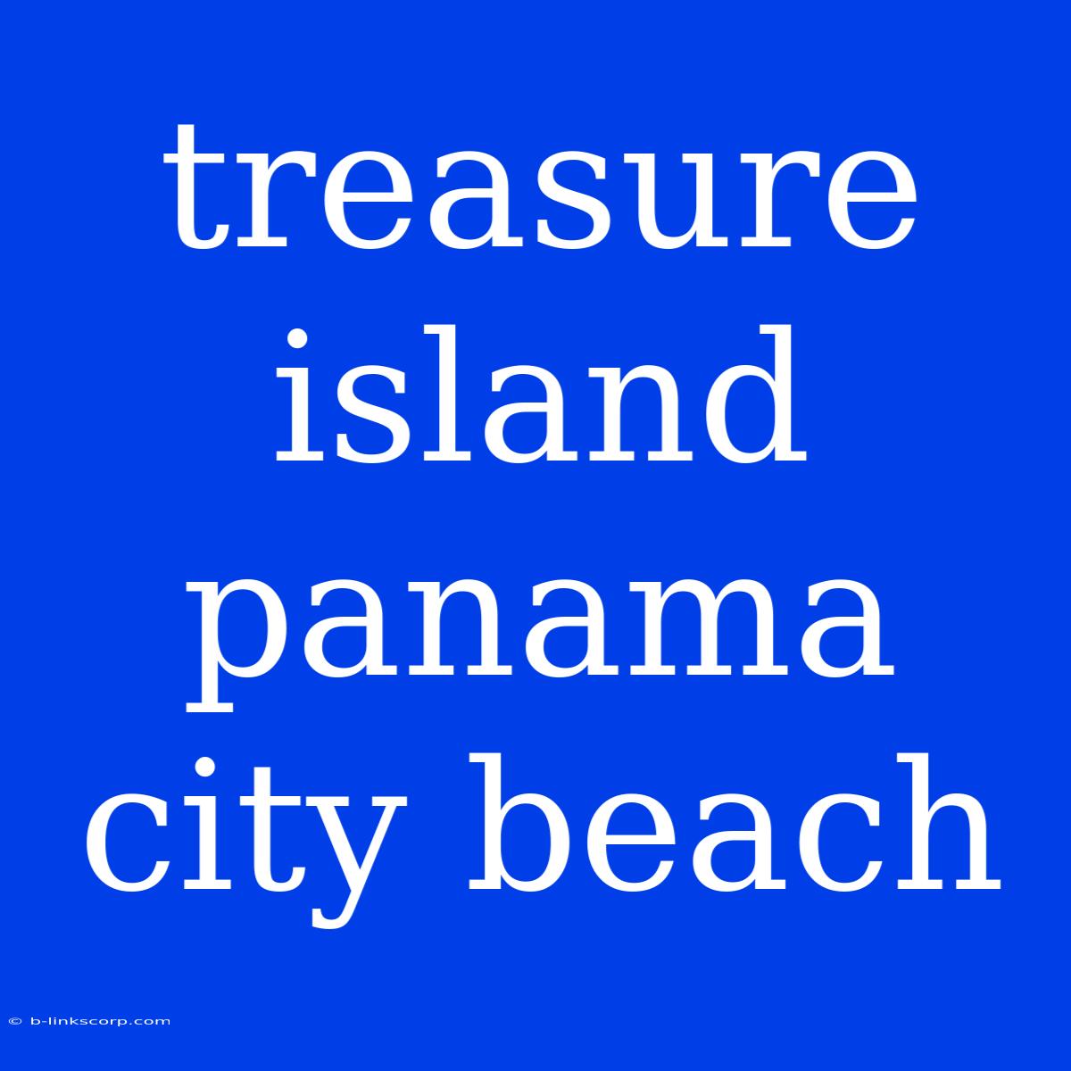 Treasure Island Panama City Beach