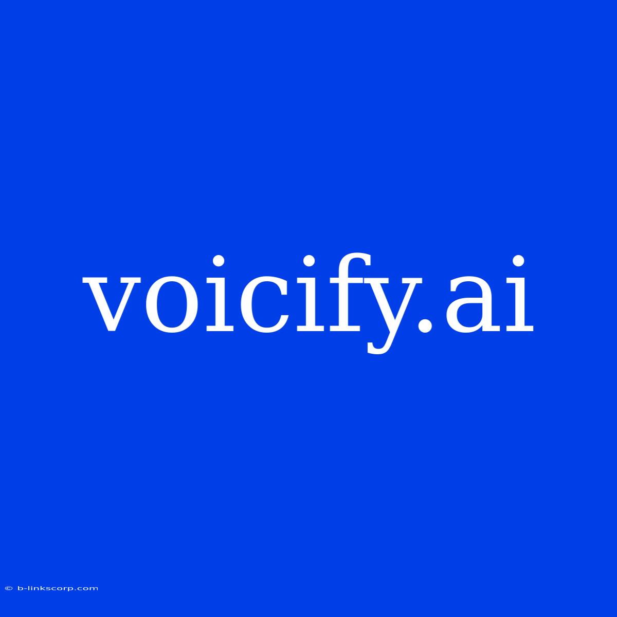 Voicify.ai