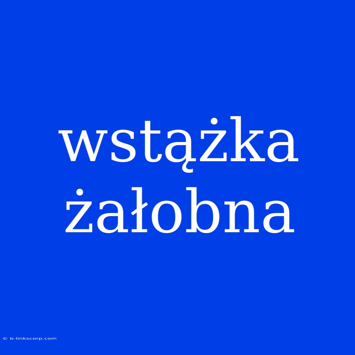 Wstążka Żałobna